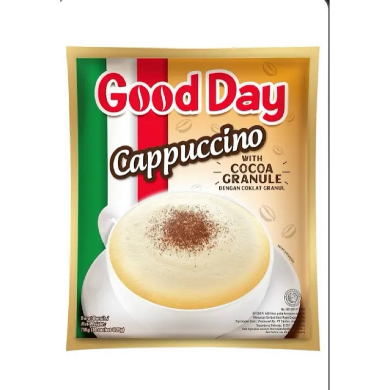 

kopi good day coppucino sachet 25 gram