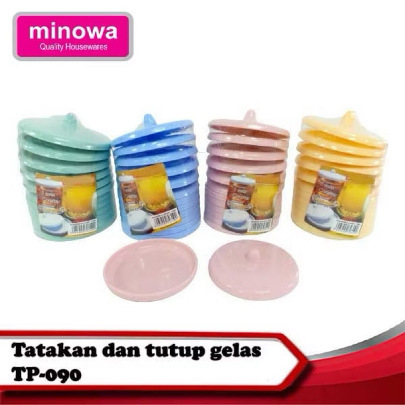 Tutup Gelas dan tatakan gelas Plastik YOSHIKAWA MINOWA