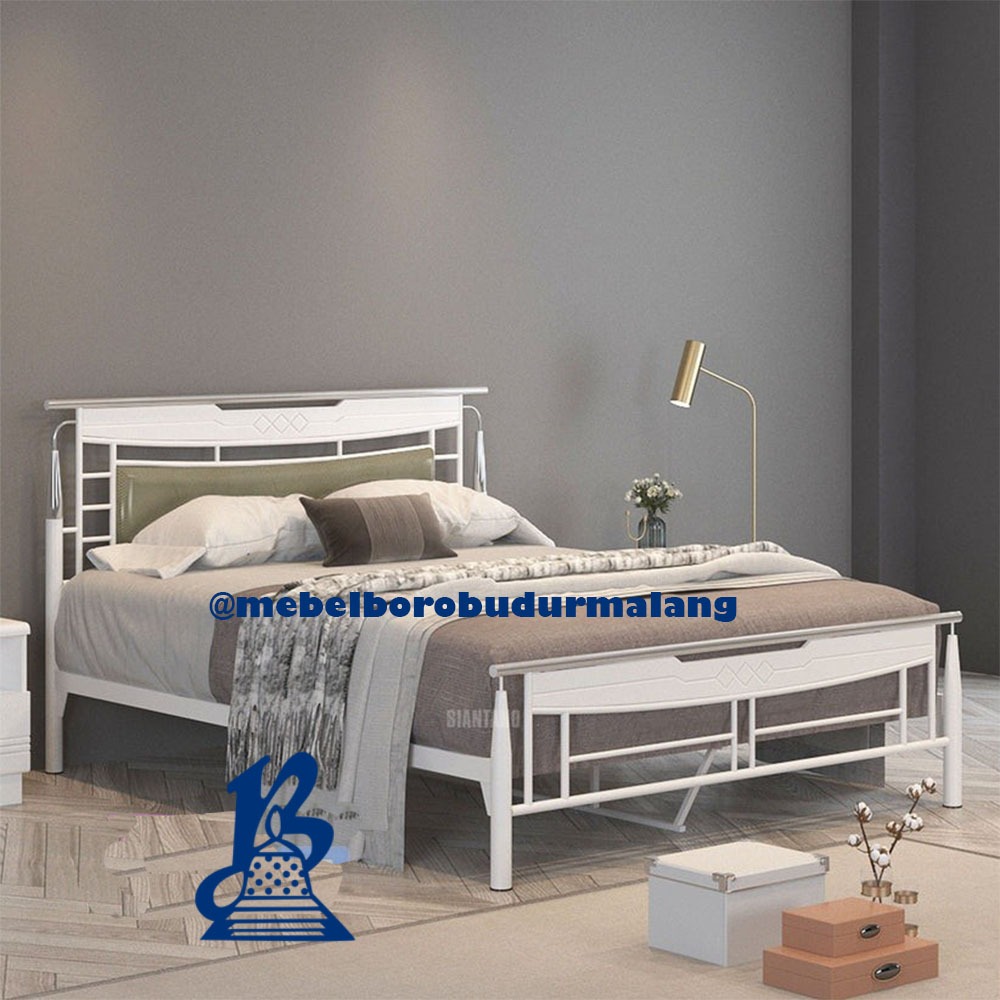Siantano ranjang besi minimalis maldives divan besi bed kasur / dipan-120/140/160