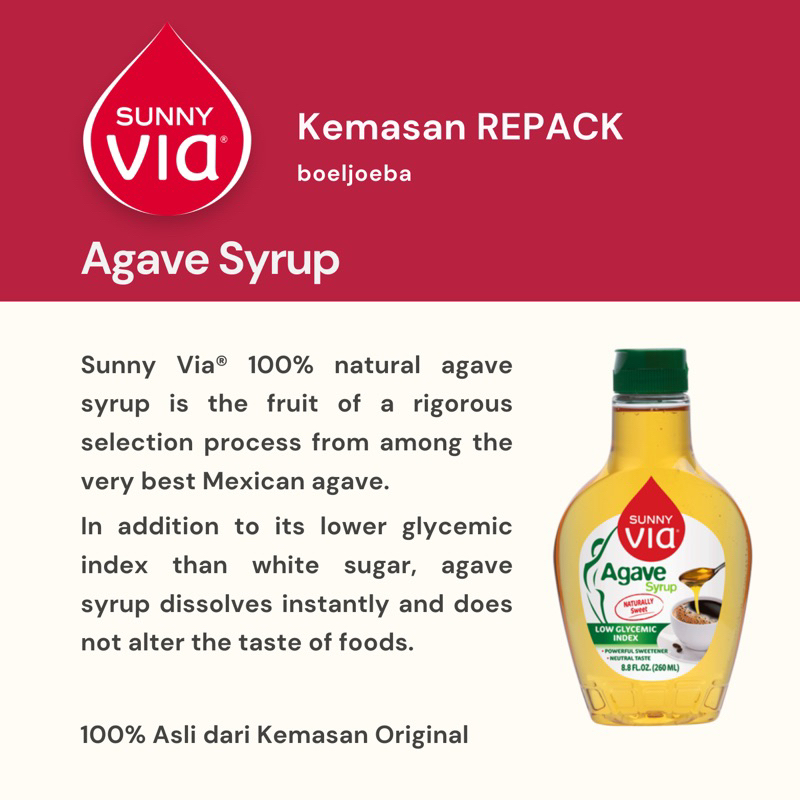 

Sunny Via Agave Syrup Repack [30] g