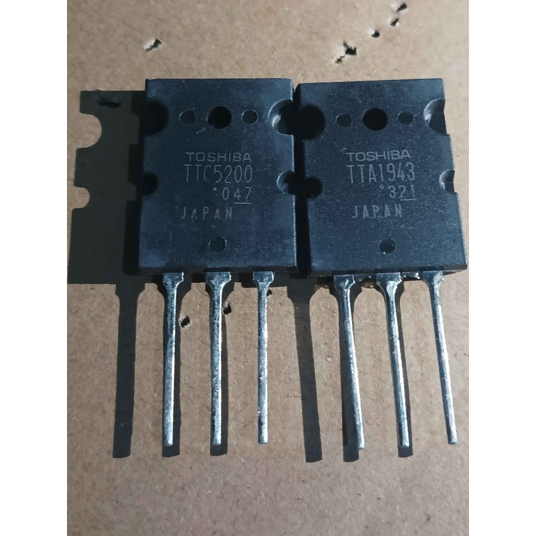 TRANSISTOR FINAL TOSHIBA TTC5200 / TTA1943 ORIGINAL