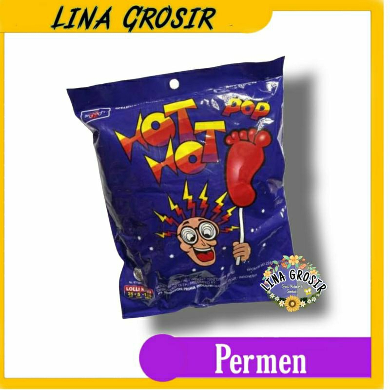 Hot Hot Pop Permen Kaki @ isi 25