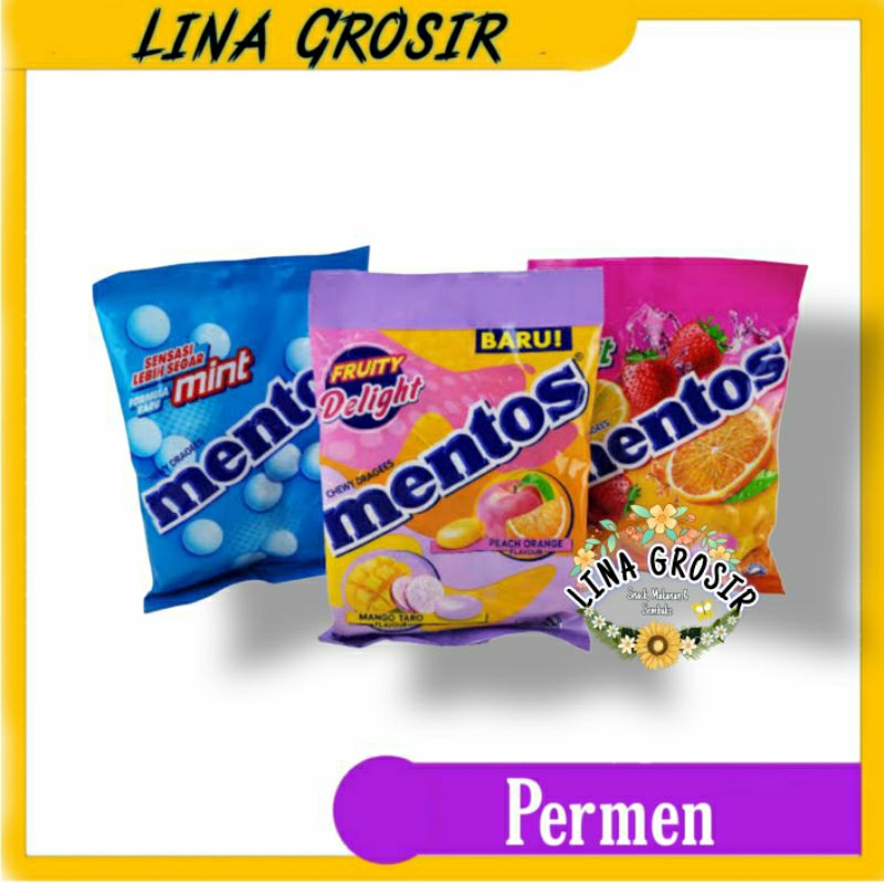 

Mentos Sachet @ isi 45pcs