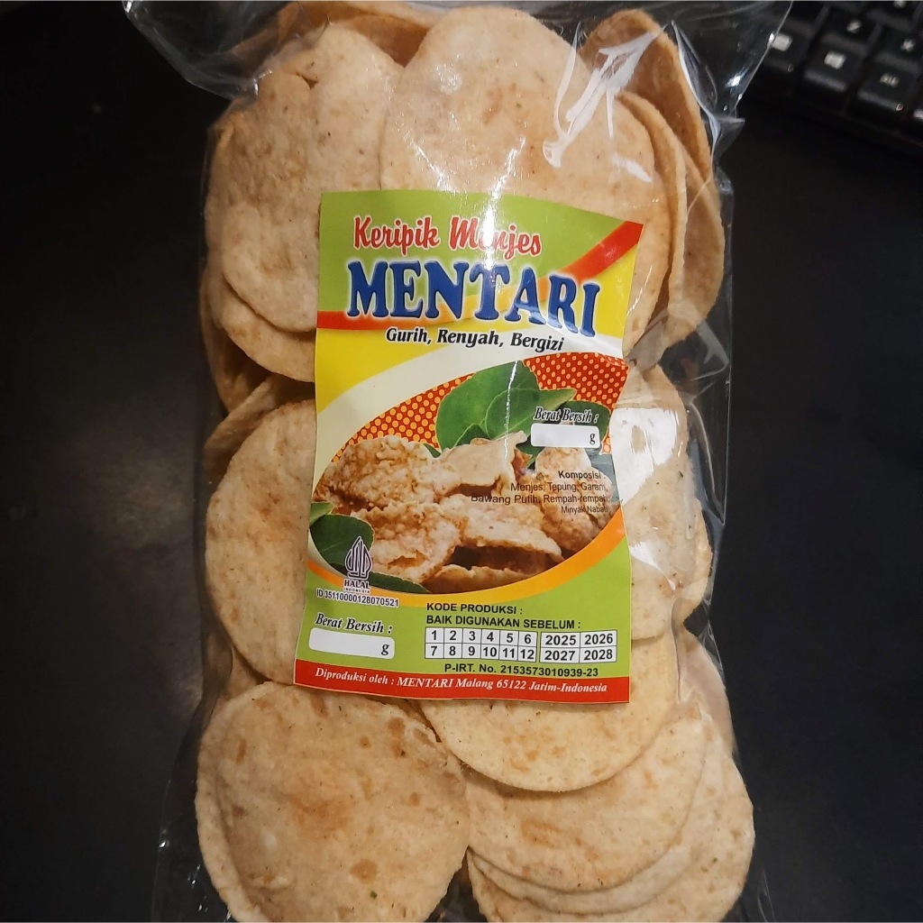 

Keripik Menjes Sagu Asli Malang 200g