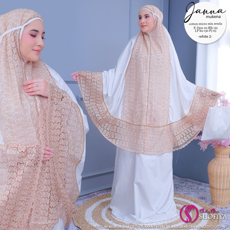 [ NEW ] MUKENA WANITA FASHION MUSLIM// FAJRINA - MAJIDAH - JANNA MUKENA BY SHOFIYA