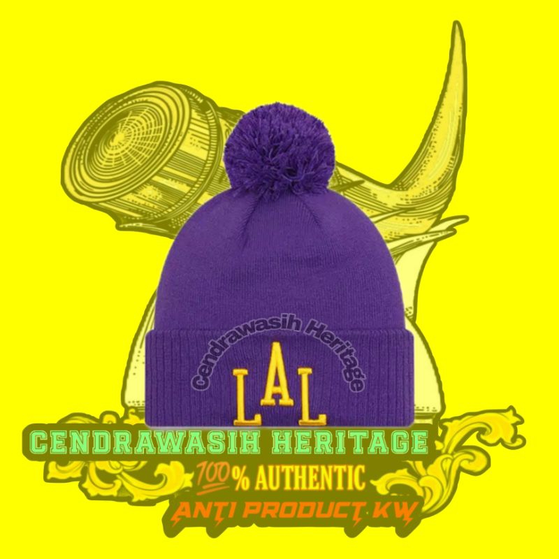 New Era Nba Beanie Los Angeles Lakers 100% Original