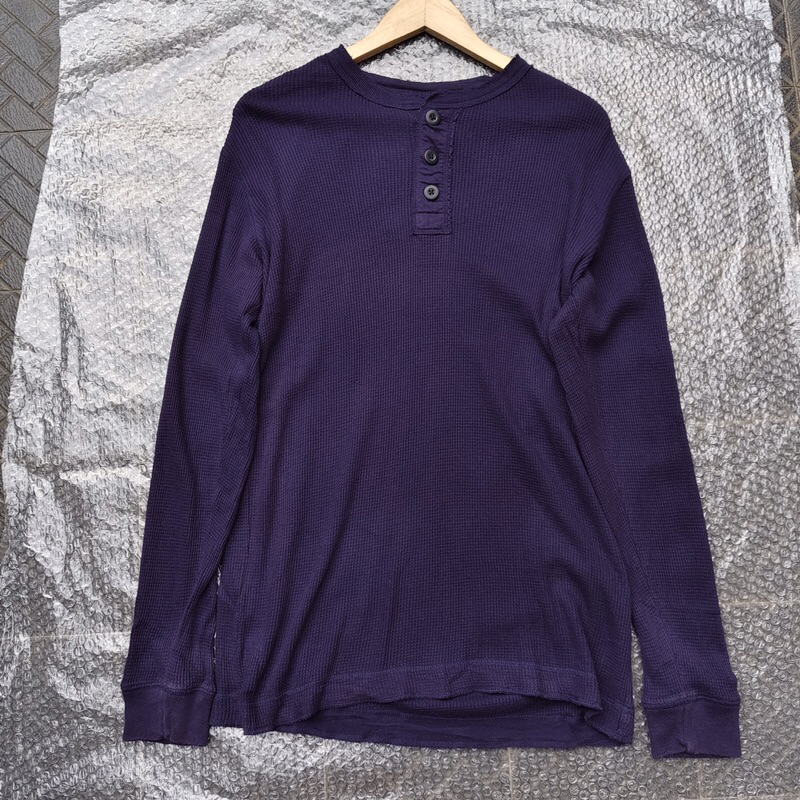 waffle Uniqlo Shanghai waffle Uniqlo henley waffle uniqlo XL