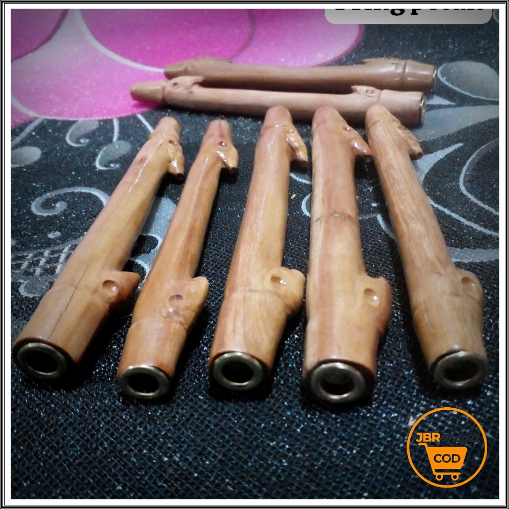 PIPA KAYU STIGI MODEL BAMBU PETUK ASLI