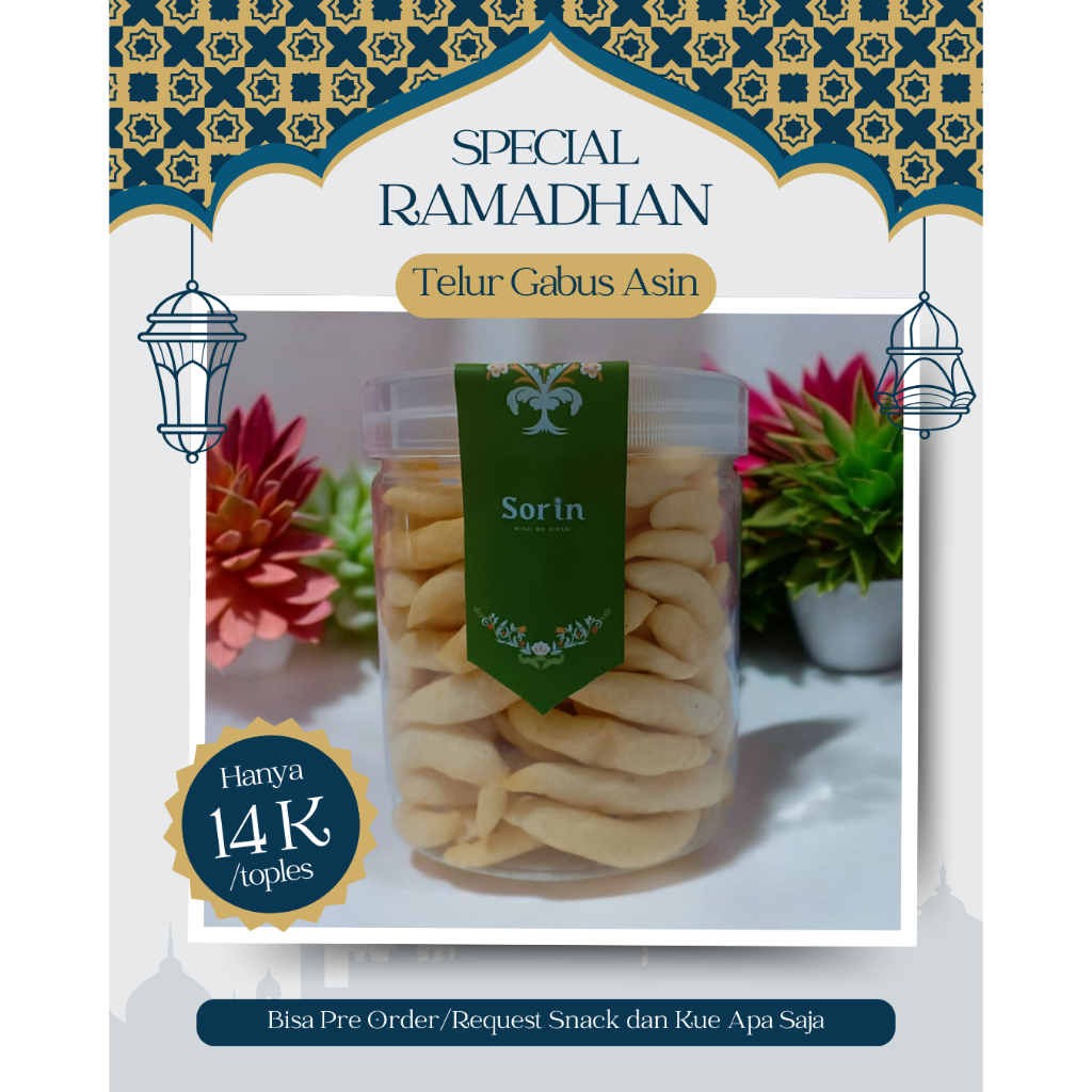 

HAMPERS TELUR GABUS ASIN 600ML LEBARAN IDUL FITRI SNACK LEBARAN KUE KERING LEBARAN HAMPERS LEBARAN
