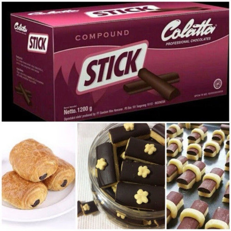 

Colatta Stick 1,2kg bakestable chocolate stick