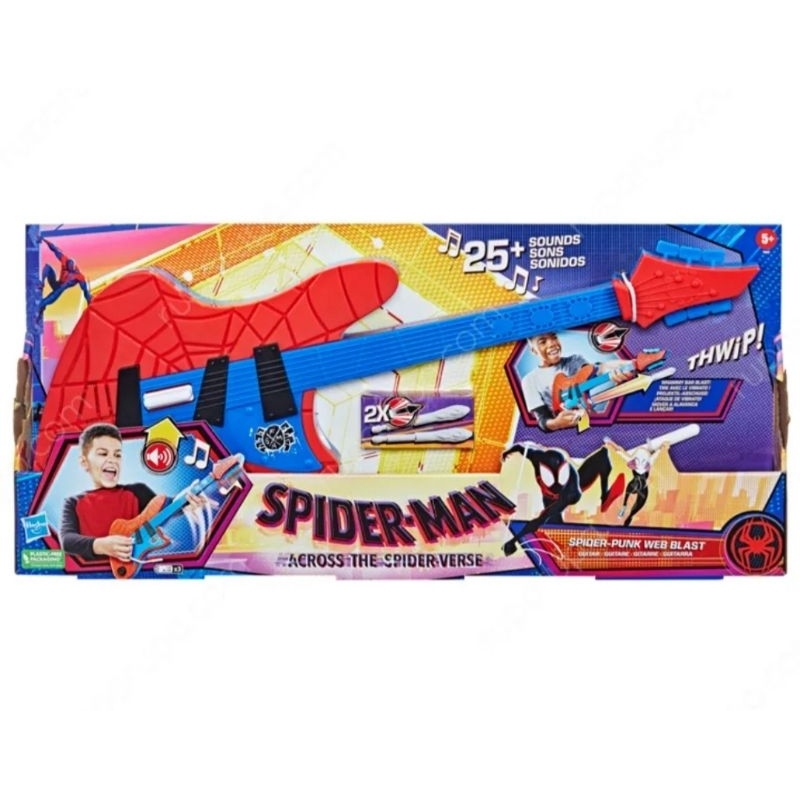 mainan gitar spiderman mainan anak karakter spiderman gitar spider verse mainan musik anak spiderman