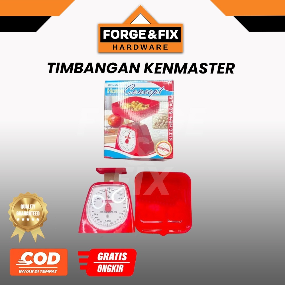 KENMASTER Timbangan Buah Dapur Kecil Kitchen Scale 3 KG
