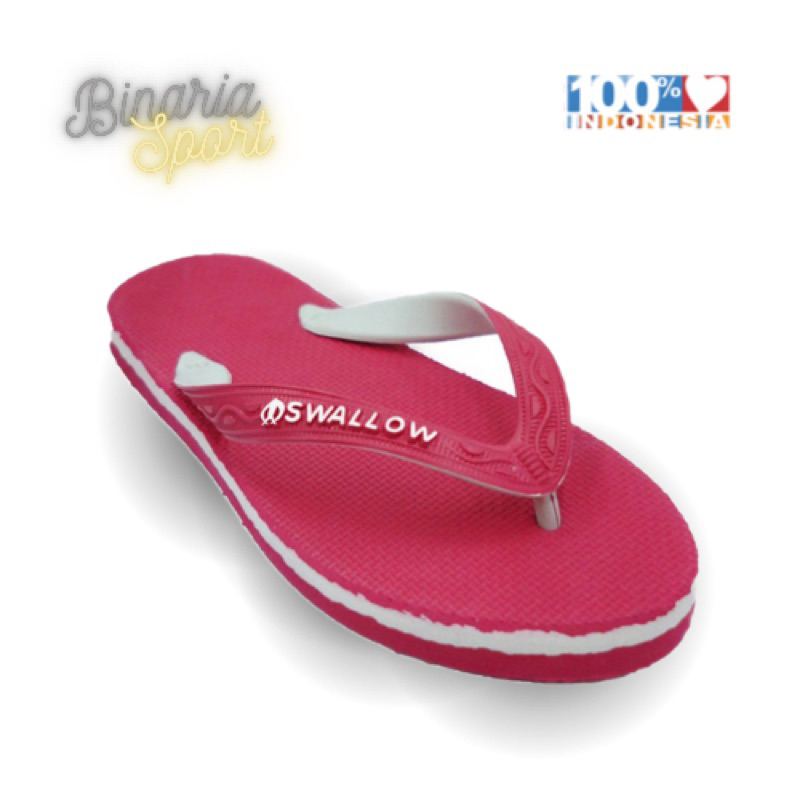 Swallow Jepit Original | Sandal Jepit Merah Putih