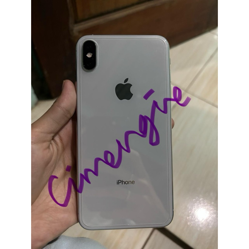 iphone xs max 256gb ex ibox [ada box, earphone ori, kepala charger ori] second preloved no minus, wa