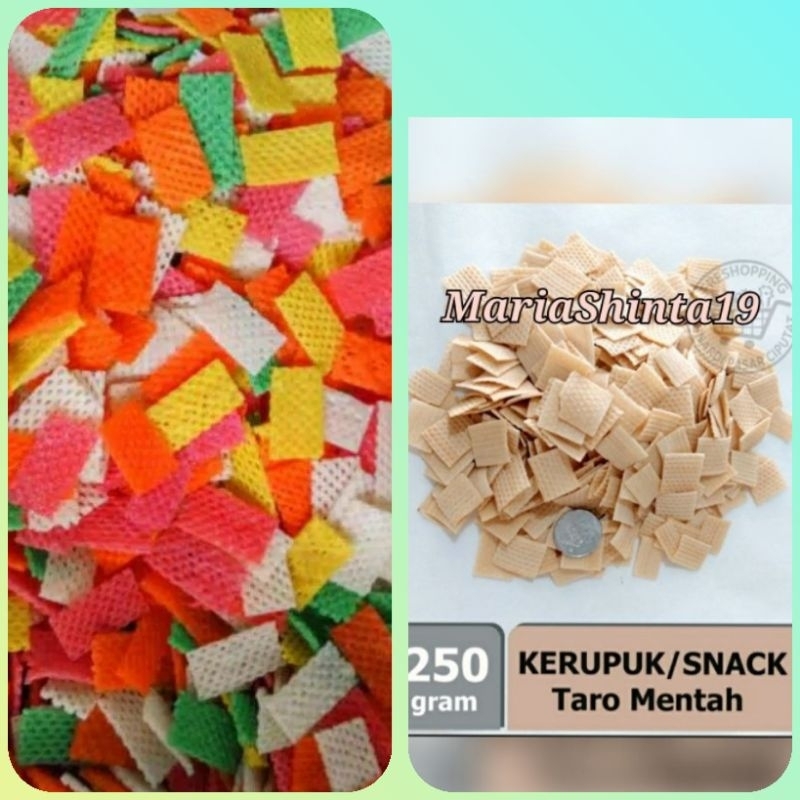 

Aneka Kerupuk Taro mentah 250gr