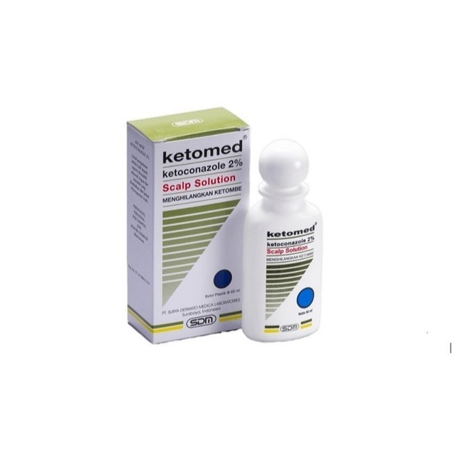 Ketomed Scalp Solution Shampoo 60ml (2% Ketoconazole)