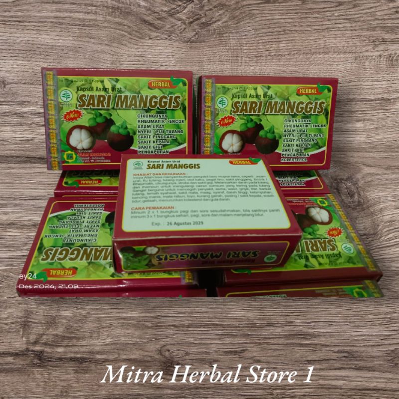 Kapsul Herbal Sari Manggis Original Pabrik