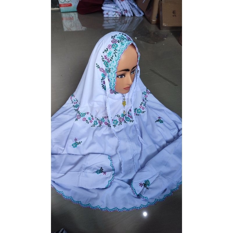 Mukena kudus ori model kalung