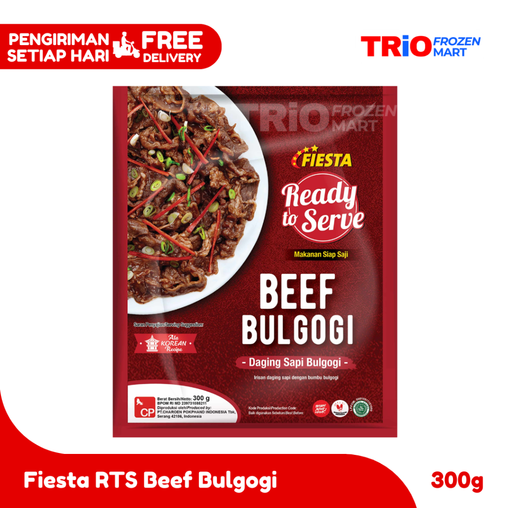 

FIESTA READY TO SERVE BEEF BULGOGI - 300GR