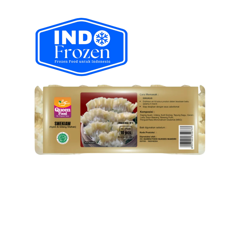 

QUEEN FOOD DIMSUM SWEKIAW 200GR ISI 10PCS