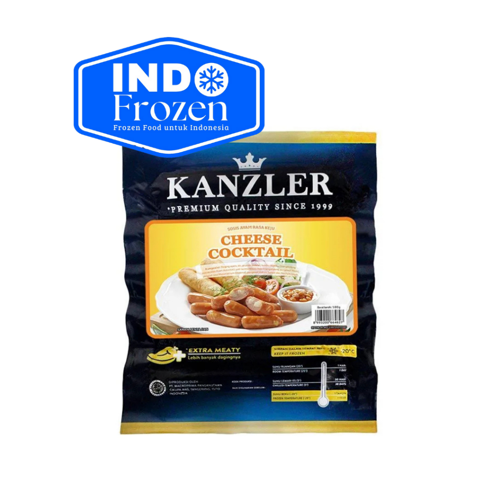 

KANZLER CHEESE COCKTAIL 500GR SOSIS AYAM RASA KEJU