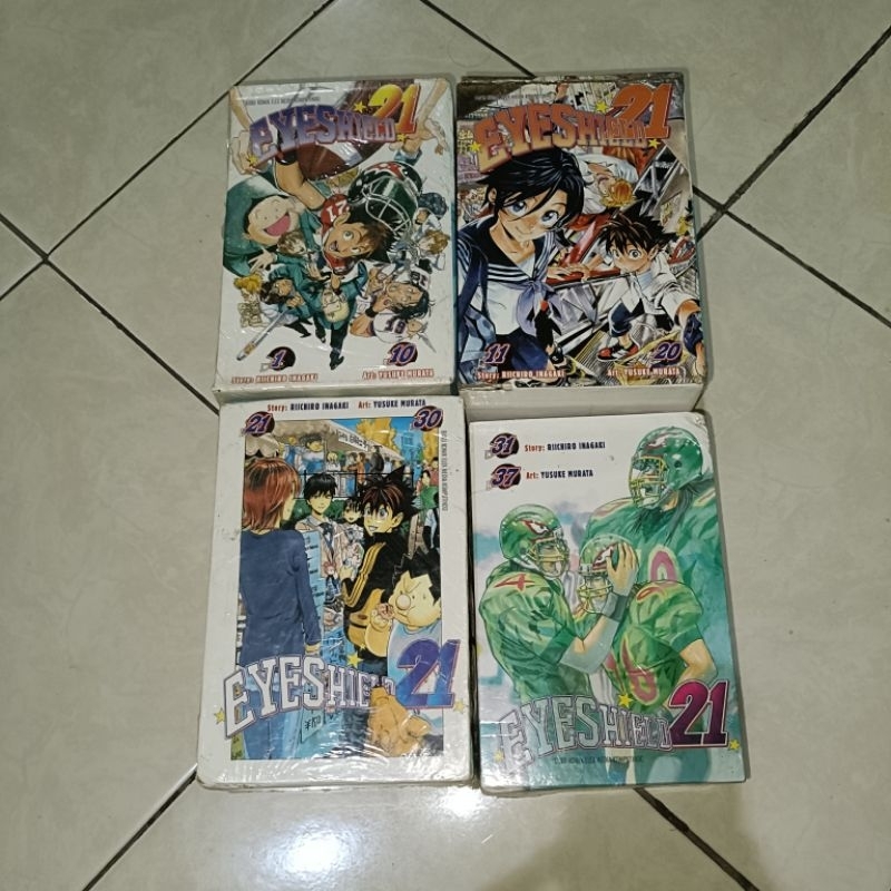 komik eyeshield 21 satu set box vol 1-37 original segel