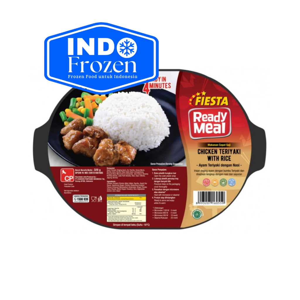 

FIESTA READY MEAL RICE WITH CHICKEN TERIYAKI 320GR NASI SIAP SAJI