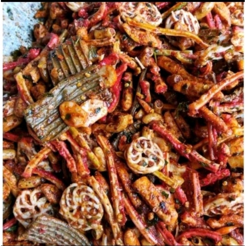 

Seblak mix seblak campur (basreng kerupuk jengkol jaat Markoni Rafael)