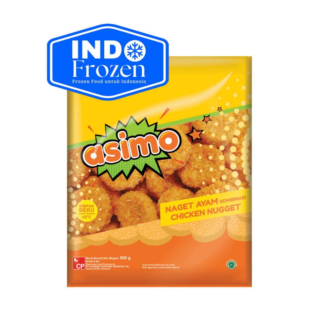 

ASIMO CHICKEN NUGGET KOMBINASI 500GR / NAGET AYAM
