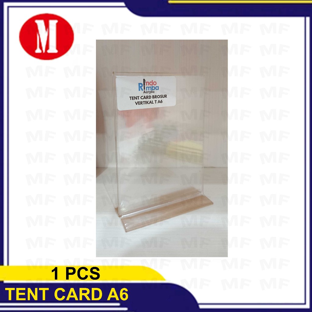 

ACRYLIC TENT CARD A6 / AKRILIK TENT HOLDER A6
