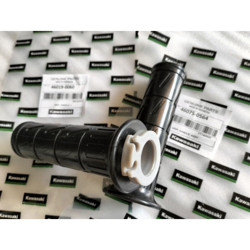 handgrip stang set original+ slongsong Kawasaki Ninja 250 fi Z250 fi -2 lobang