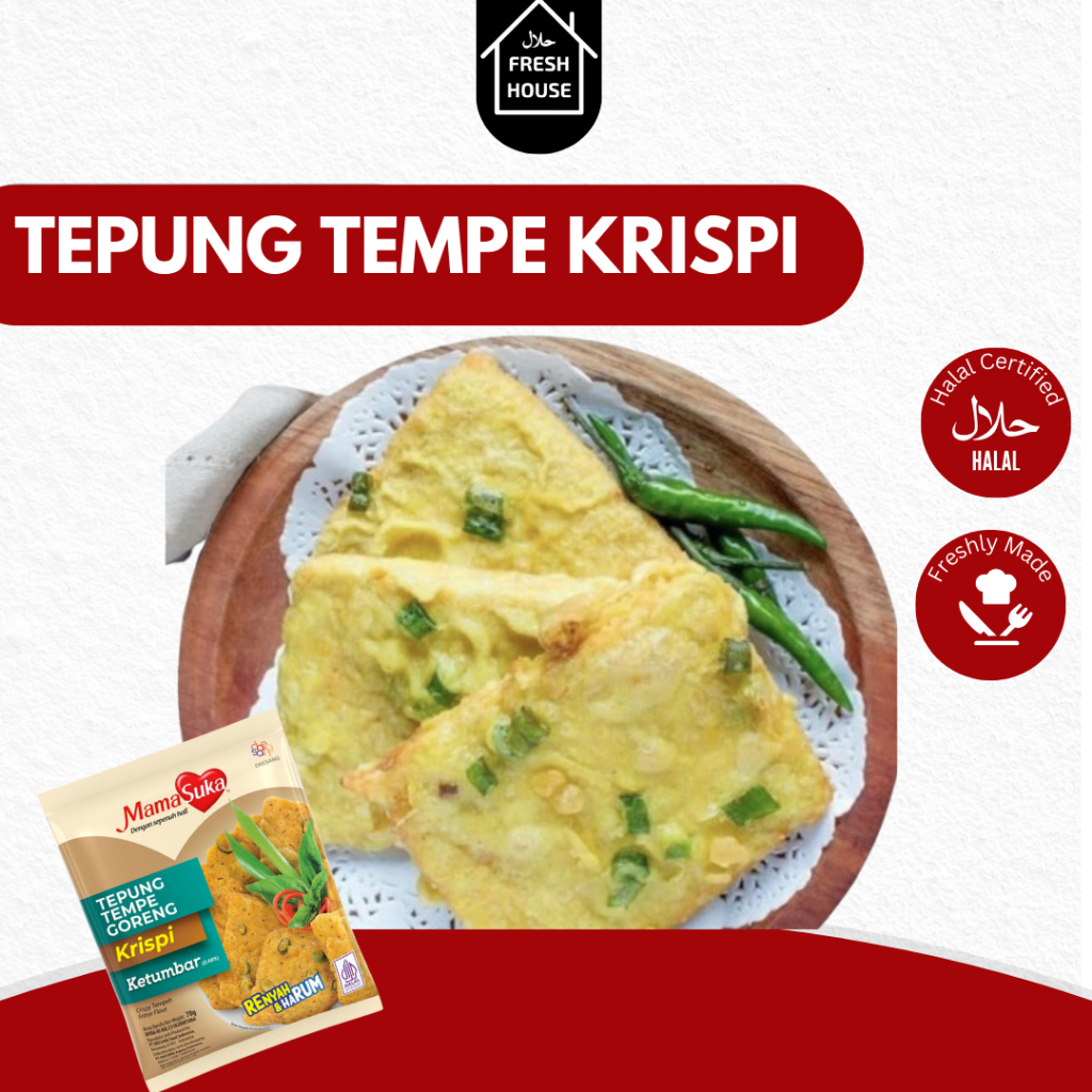 

TEPUNG TEMPE KETUMBAR KRISPI MAMASUKA 70GR