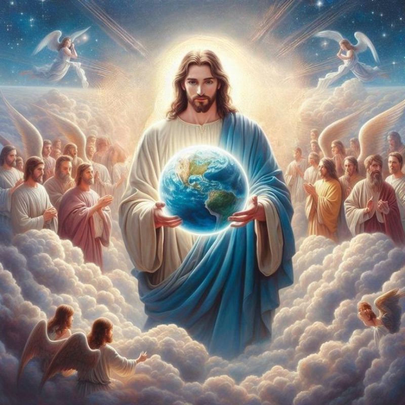 Poster cetak, Tuhan' Yesus, hiasan dinding, Tuhan' Yesus, bisa cod