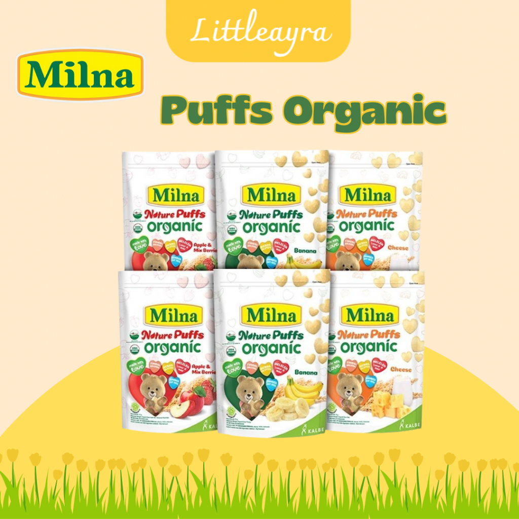 MILNA NATURE PUFF ORGANIC 15GR / MILNA NATURE PUFF ORGANIC