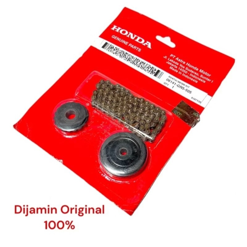 RANTAI KETENG SATU SET GN5 ASLI ORIGINAL HONDA - GRAND - SUPRA LAMA - SUPRA X - PRIMA
