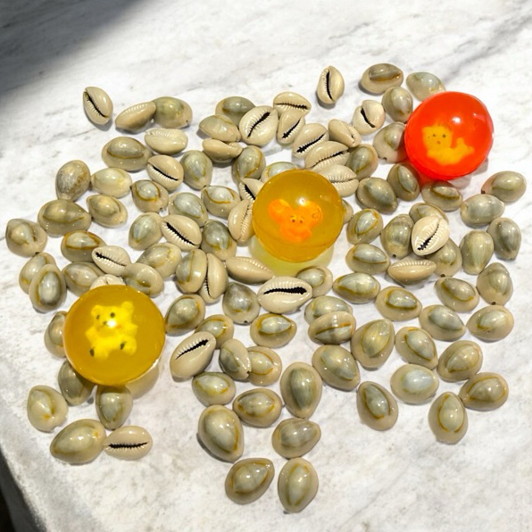 Set Bola Bekel Isi 10 Biji Kerang Asli Mainan Anak Tradisional