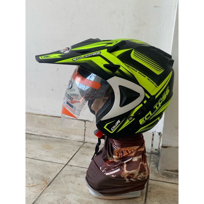 Helm Semi Cross Double Visor