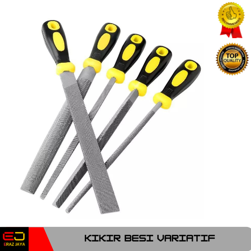 Kikir Besi Gepeng / Kikir Besi Setengah Lingkaran / Kikir Besi Kotak Kualitas Baja KS