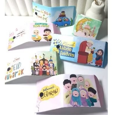 

Amplop Lebaran Bentuk Dompet isi 6 Motif Angpao Lucu Unik
