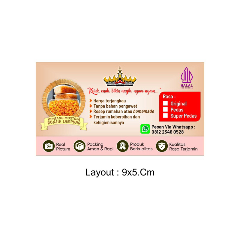 

Kentang Mustofa Bunda | Kentang Kering Bumbu Medok | Kentang Mustofa Lebaran | Kab. Bogor