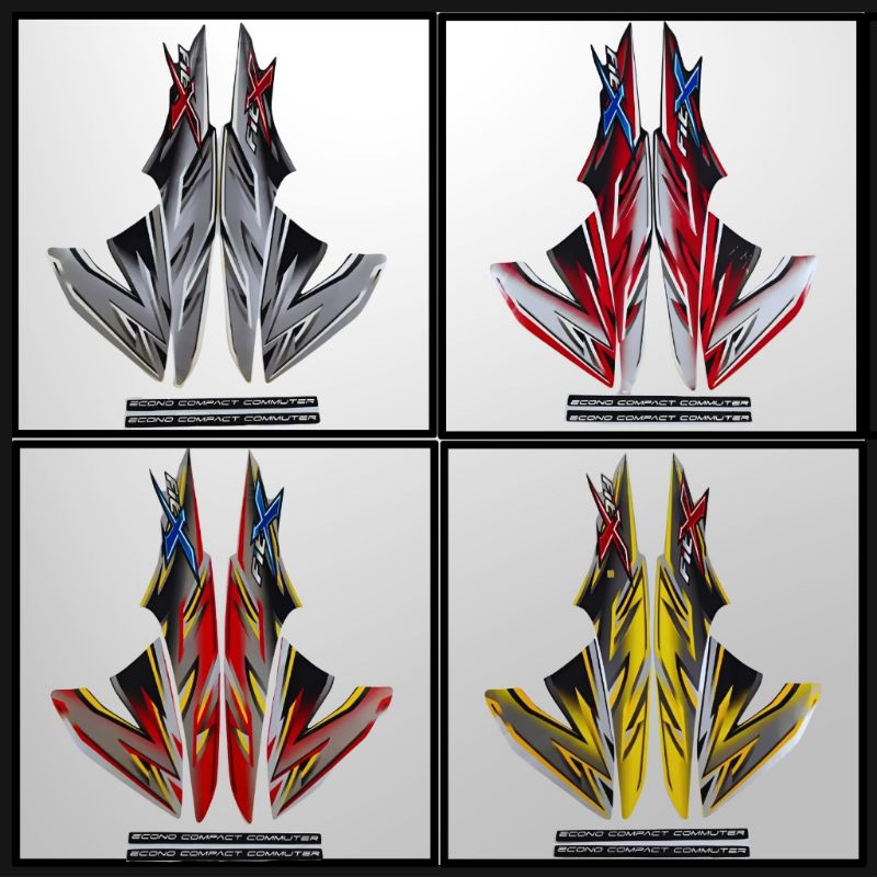 STRIPING STIKER LIS BODY MOTOR HONDA FIT X 2008