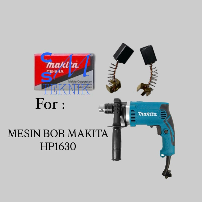 CARBON BRUSH ARANG MESIN BOR MAKITA HP1630 ARENG BOR MAKITA HP 1630