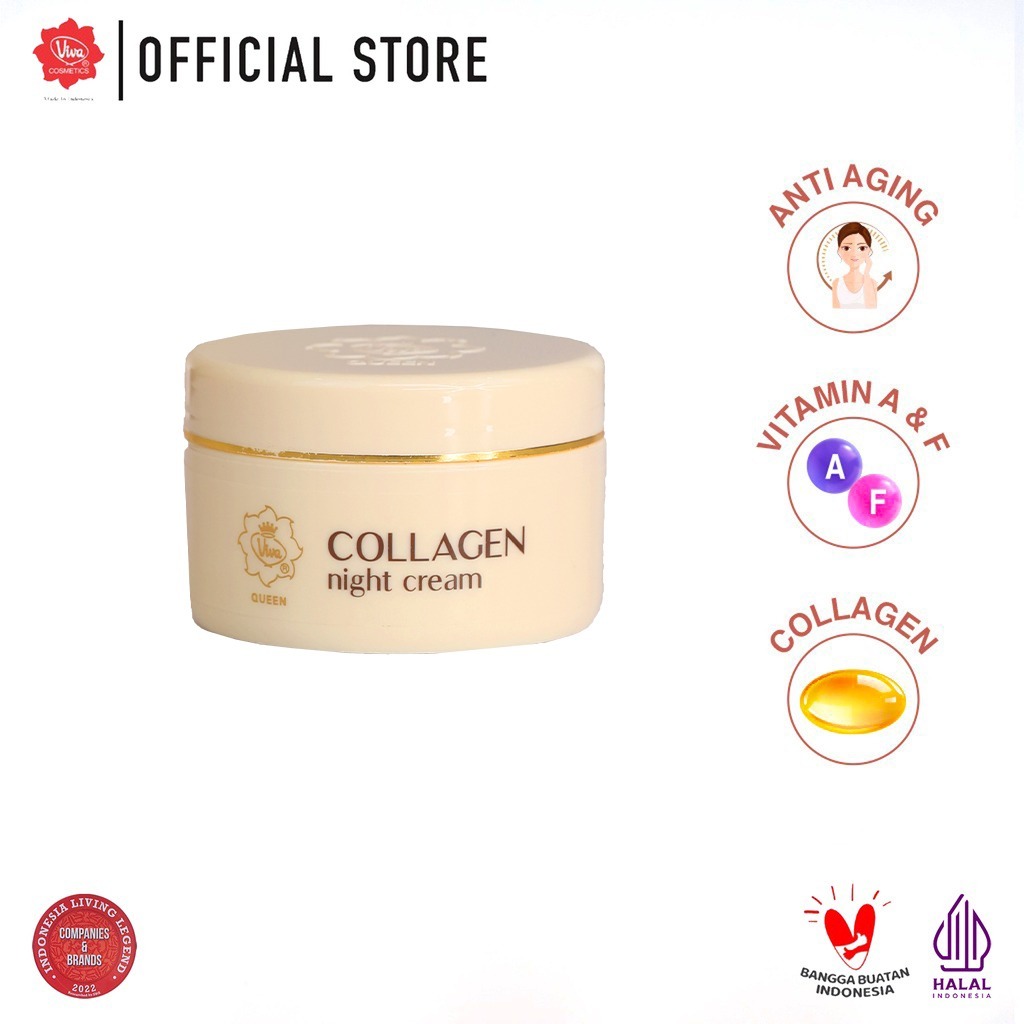 Viva Queen Collagen Night Cream / Viva Collagen Night Cream 22gr