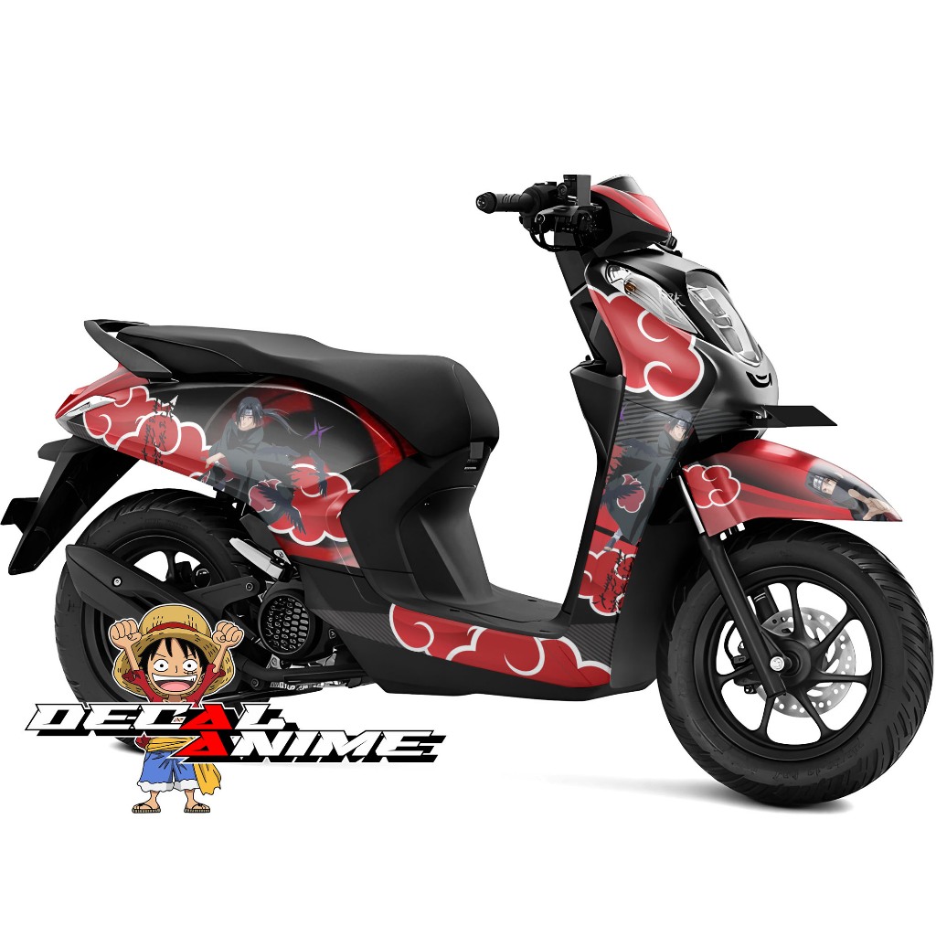 Stiker Decal Genio Full Body Sticker Genio Full Skotlet Variasi Anime - Itachi 2