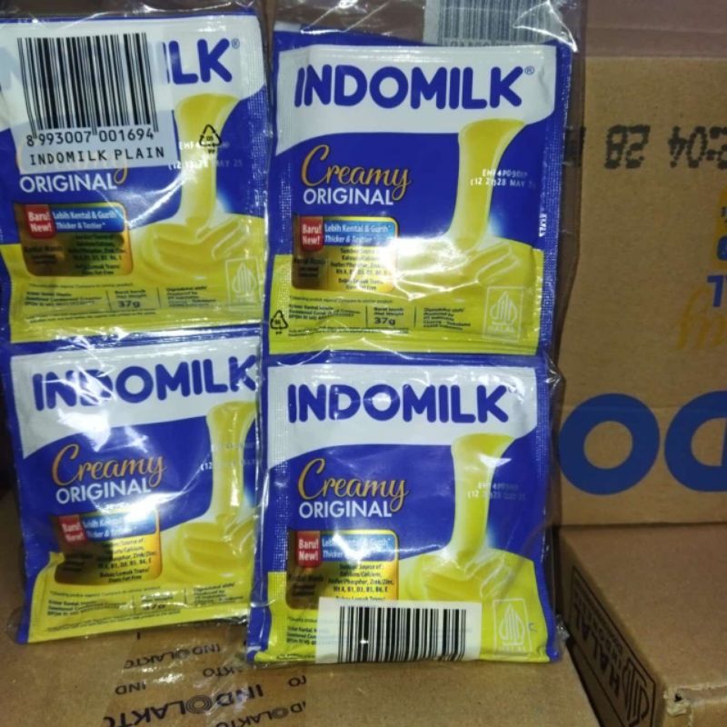 

Indomilk Creamy Original 37 gram 1 karton 120 sct