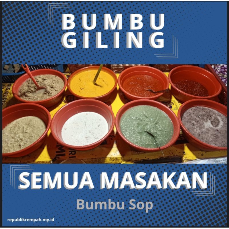 

Bumbu Sop Racikan Asli Minang Ukuran 250g/500g/1Kg