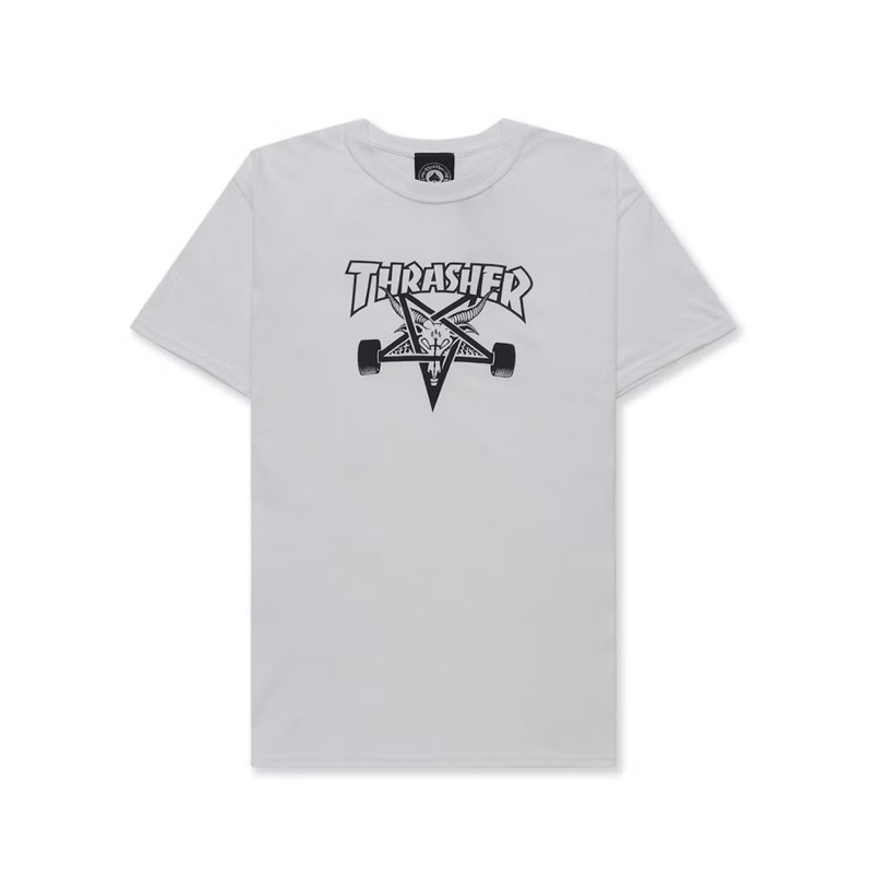 THRASHER SKATE GOAT WHITE