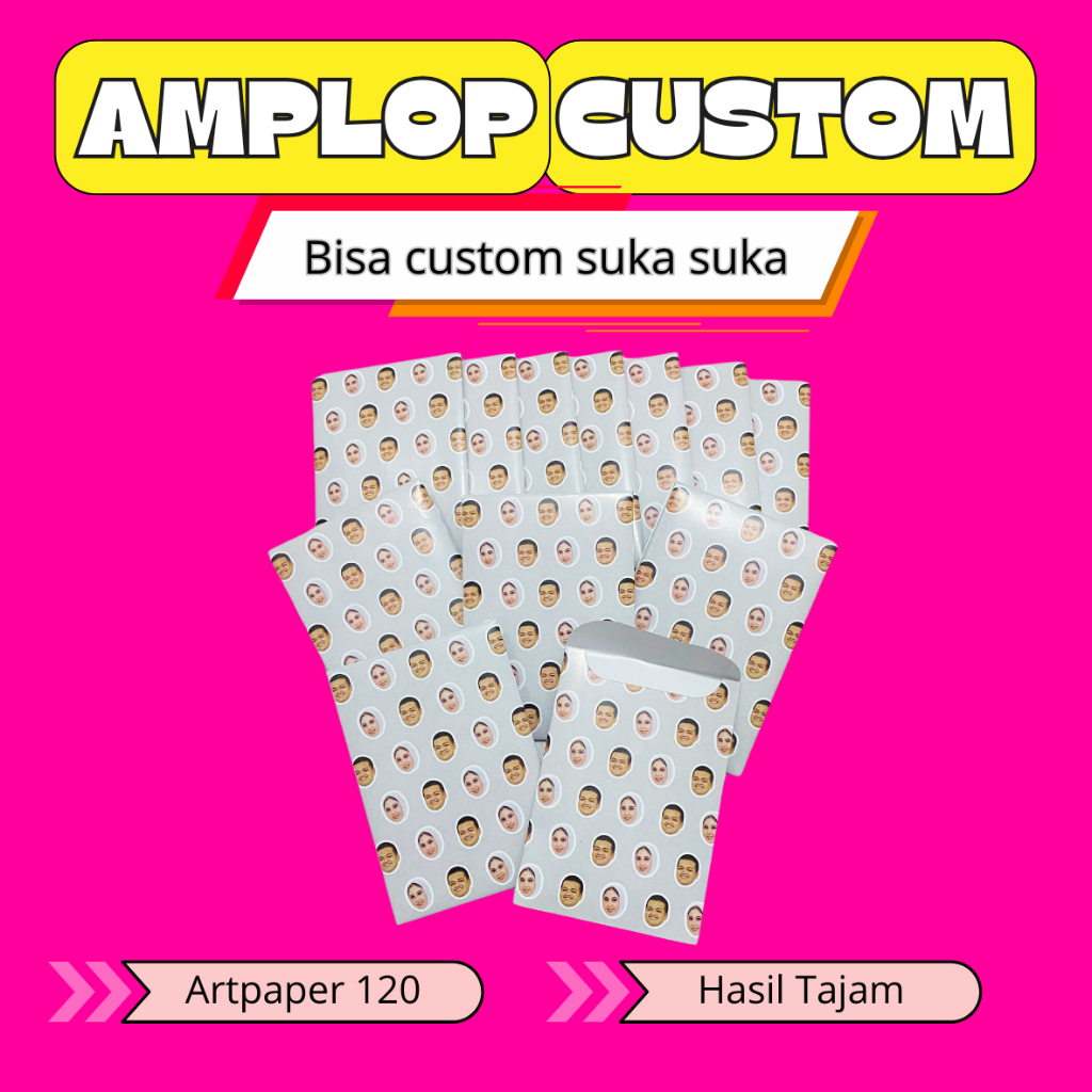 

Amplop Custom | Bisa desain suka suka