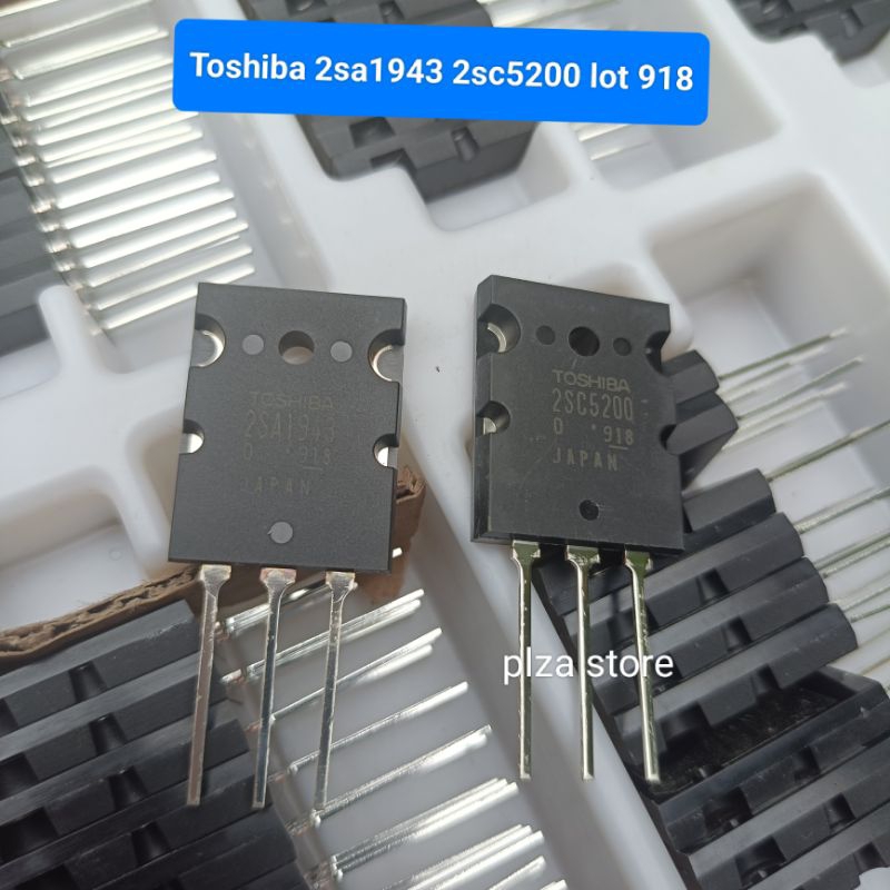 Transistor Toshiba 2sa1943 2sc5200 lot 918 original Tr final Toshiba 5200 lot 918