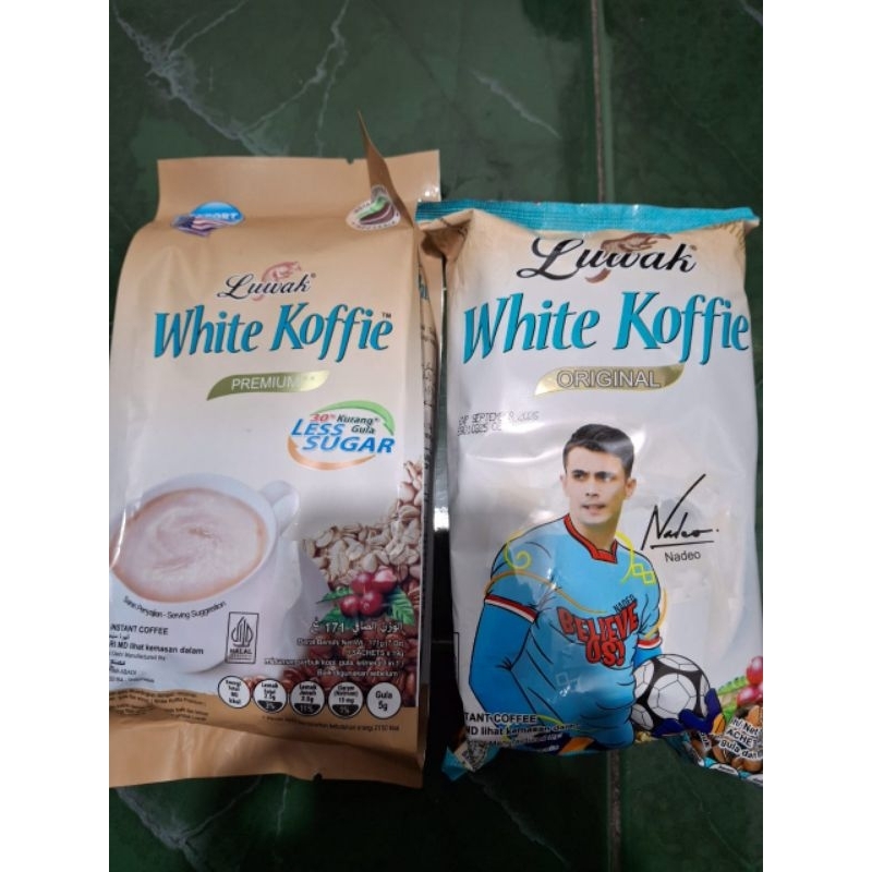 

LUWAK WHITE KOFFIE ORIGINAL/LESS SUGAR/CREAMY LATTE